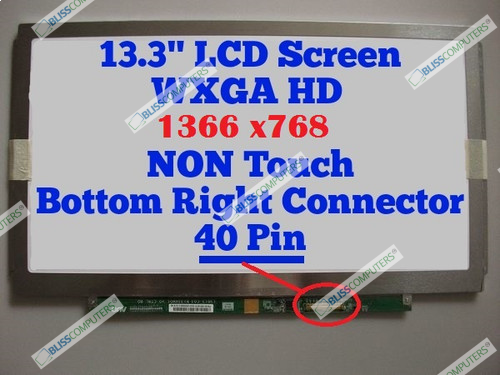Toshiba Lt133ee09100 Replacement LAPTOP LCD Screen 13.3" WXGA HD LED DIODE