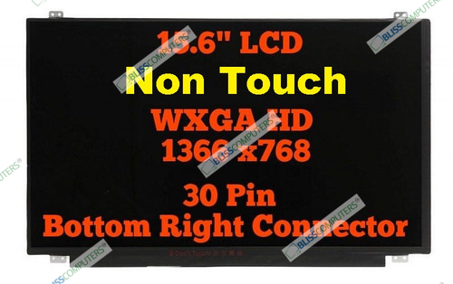 Generic 15.6" 30PIN eDP Slim Laptop Screen Display NT156WHM-N21 (Or Compatible Model)