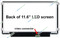 11.6" HD EDP LED LCD Screen 30 Pin for Lenovo 100s-11IBY 80R2 80YN 80WN 80QN