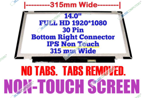 1080p 14.0"LCD screen For NV140FHM-N4A 30pins Matte 0HXG57 Display panel Tested