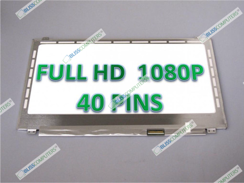 BLISS 15.6" 1920x1080 FHD LVDS 40 Pins 60% LCD LED Screen Display Panel For B156HTN03.3 (matte) fit B156HTN03.2 (glossy), N156HGE-LB1 (glossy), N156HGE-LA1 (matte), N156HGE-LG1 (matte),B156HW03 V0