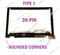 AUO Dell Inspiron 13 7000 7353 7353 7359 YD4WJ LTN133HL06 LTN133HL03 IPS FHD Touch LCD Screen Digitizer Bezel Assembly