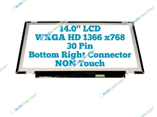 BLISSCOMPUTERS New Screen Replacement for Dell P/N 5T0P9 DP/N 05T0P9, HD 1366x768, Glossy, LCD LED Display