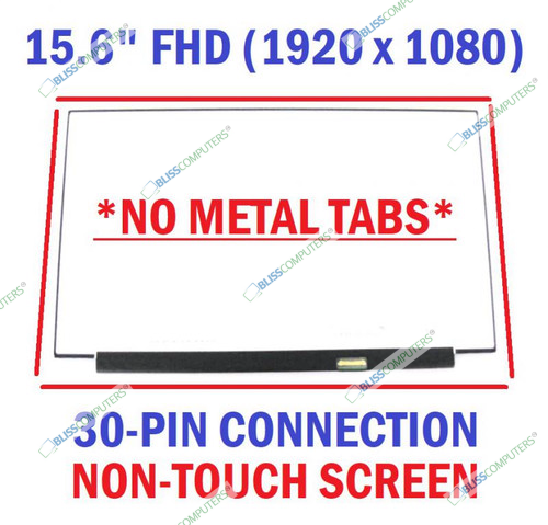 BLISSCOMPUTERS 15.6 inch 1920X1080 LED LCD Screen Display Panel for N156HCA-EAB REV C1
