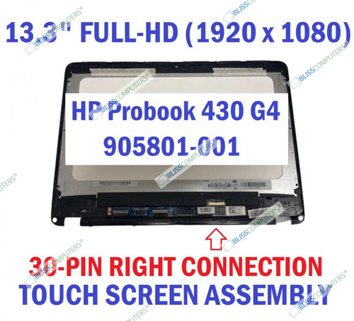 13.3" Touch Screen Digitizer Glass PANEL HP ProBook 430 G4 Notebook Series