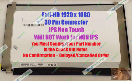 Toshiba TECRA A50-D P/N PT581U-034012 15.6" FHD WUXGA 1080P eDP Slim LCD LED IPS Screen Non Touch New
