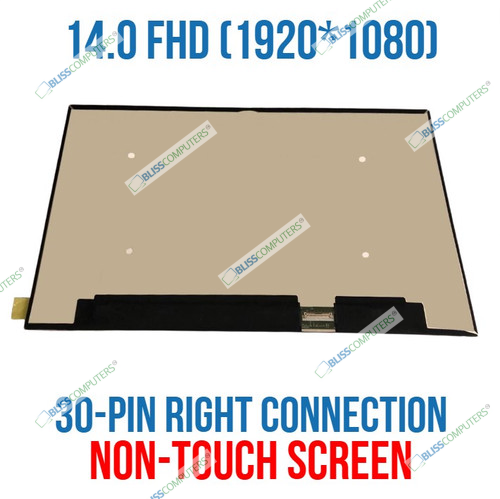 IPS 14.0" Laptop LCD Screen AUO ASUS ZenBook 14 UX433 1080p 30 Pin Non Touch