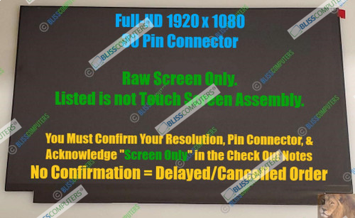 13.3" FHD IPS LAPTOP LCD Screen f Lenovo ThinkPad X390 20Q0 20Q1 narrow edge