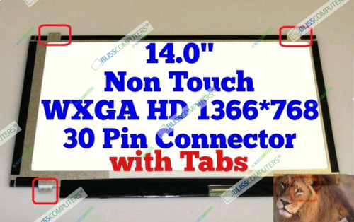 Lenovo Thinkpad E480 LCD Screen Matte HD 1366x768 Display 14 in