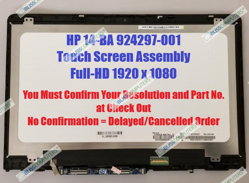 14'' IPS LED LCD Display Touch Screen Assembly for HP Pavilion X360 14-ba175NR