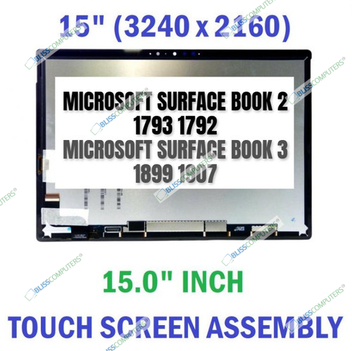M1006991-021 Microsoft LCD Display Touch Screen Assembly Surface Book 2 15" 1793