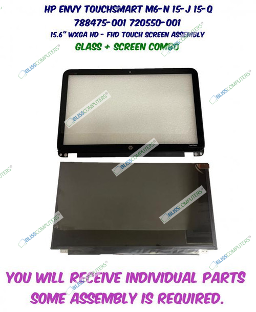 15.6" HP Envy M6-N113DX M6-N013DX Touch Digitizer Screen Bezel REPLACEMENT
