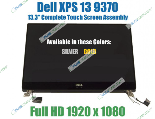 Dell XPS 13 9370 FHD LED LCD Display Screen Panel Full Assembly 13.3"