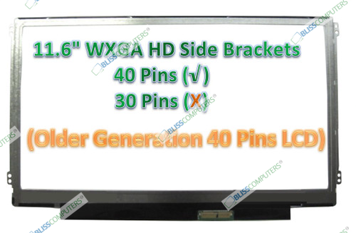 11.6" 1366x768 40 PIN LED Screen for IVO M116NWR1 R1 M116NWR1 R2 M116NWR1 R3