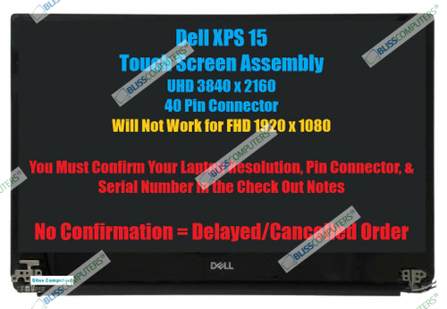 LQ156D1JX41 With touch 3840x2160 UHD 0FNVDR For Dell xps 15 9570