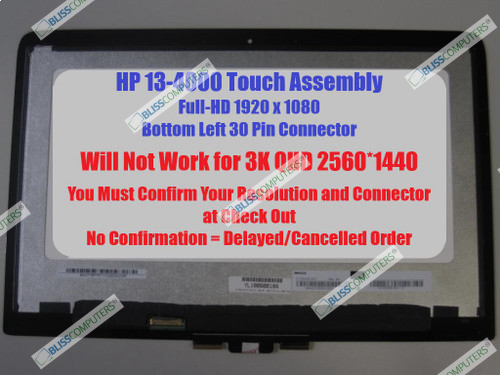 828822-001 HP Spectre x360 13-4000 13.3" FHD LCD Touch screen Assembly
