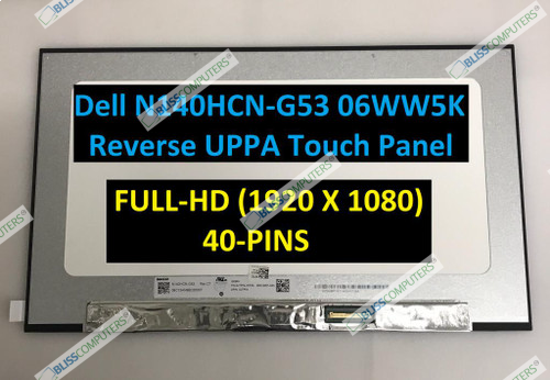 Dell 391-BGCZ Laptop 14.0" FHD 1920x1080 A G Touch WVA 300 nits Screen