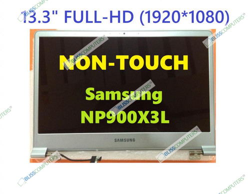 13.3"LCD Screen FULL TOP Assembly FOR Samsung Notebook 9 NP900X3L SILVER FHD