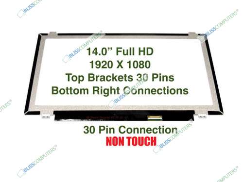 New 14.0" Led Fhd 1080p Display Screen Panel Matte Ag For Dell Latitude E7470