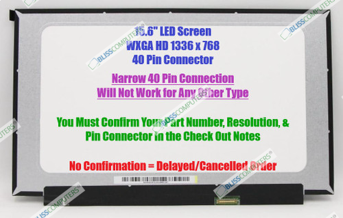 Lenovo 5D10T05359 B156XTK02.1 Led LCD Touch Screen 15.6" HD 1366x768