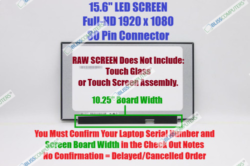 15.6" 100% sRGB Full HD LED LCD Screen IPS Display Panel M156NWF7 R3 IVO061F
