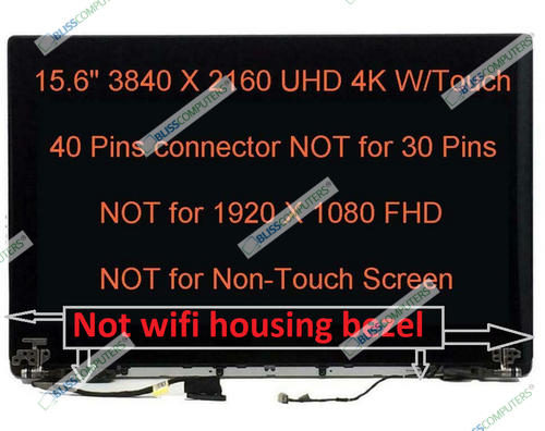 Dell 5N6P2 : Module,Liquid Crystal Display, Hinge Up Display,UHD,Touch,552 0 Assembly