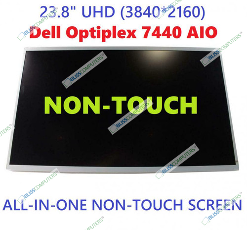 Replacement 23.8" 4K LCD Screen for Dell Optiplex 7440 7450 P2415Q MV238QUM-N20 AIO UHD