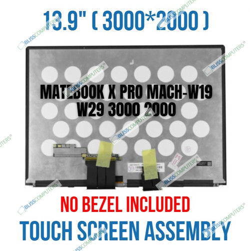 13.9" LCD Touch Screen Assembly Matebook X Pro MACH-W19 W29 3000X2000