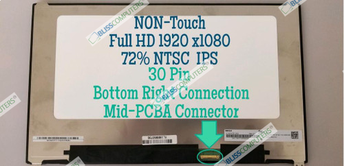 Boe 14.0" 1920x1080 FHD 30 Pin Laptop Matte LCD Screen Display NV140FHM-N47