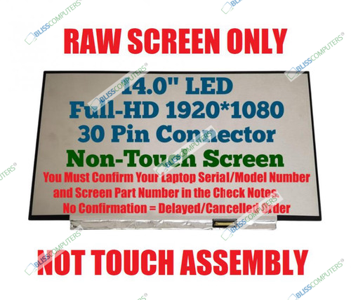 LM140LF3L03 FHD LCD Display Front Glass Panel Assembly ASUS ZenBook 14 UX431