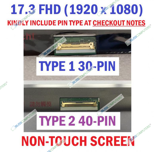 AU Optronics LCD Display, 17.3 inch, 1920x1080, LED-backlit, glossy B173HAN01.1