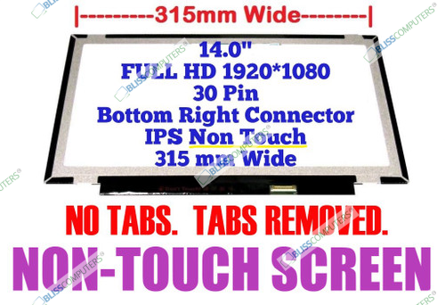 New LCD Screen IPS Wide View NV140FHM-N48 NV140FHM-N49 Non Touch FHD