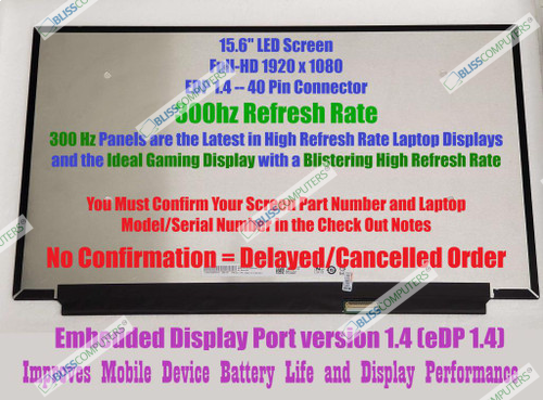300Hz IPS FHD 15.6" LCD Screen Display LP156WFG-SPV2 LP156WFG(SP)(V2) LGD065D