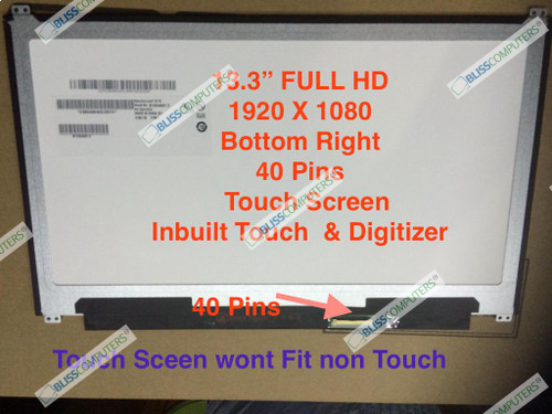 13.3" FHD IPS LCD Touch Screen Acer Aspire S13 S5-371T-5409 S5-371T-78TA