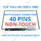 LP156WFG-SPB2 Non Touch Led Lcd Screen 15.6" FHD 1920x1080 40 Pin