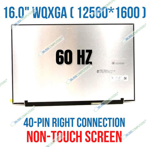 NE160QDM-N62 Non Touch Led Lcd Screen 16" WQXGA 2560x1600 60Hz 40 Pin