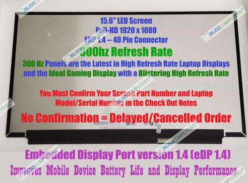 100% sRGB 300Hz IPS LCD Screen Display LP156WFG-SPV2 LP156WFG(SP)(V2) LGD065D