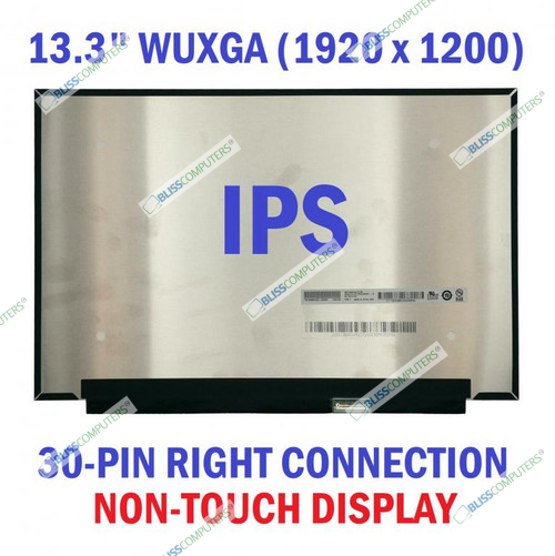 13.3" 100% sRGB 16:10 FHD LCD Screen IPS Display Panel Replacement NV133WUM-N65