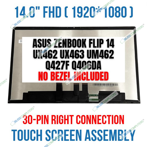 ASUS ZenBook Flip 14 UX462 UX463 UM462 14" FHD Lcd Touch Screen Assembly 1920x1080