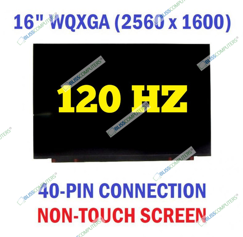 NE160QDM-NY2 V8.0 16" 120Hz Laptop LCD Screen 100% sRGB EDP 40 pin 2560x1600