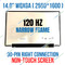 14" 16:10 WQXGA LED LCD Screen IPS Display Panel LM140GF1L02 2560x1600 40 Pin