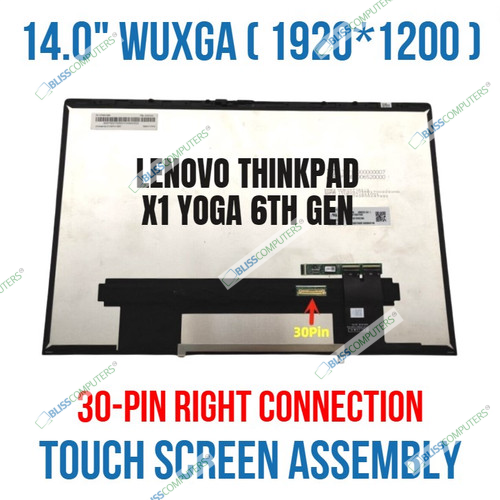 Lenovo Thinkpad x1 Yoga 6th Gen Screen Display Touch LCD Assembly 2021 FHD 30 pin