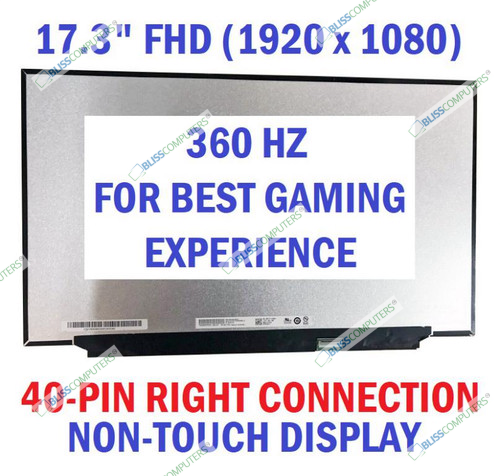 360Hz 17.3" FHD IPS Laptop lcd SCREEN MSI Vector GP76 12UGS 12UHS 12UE 40 Pin