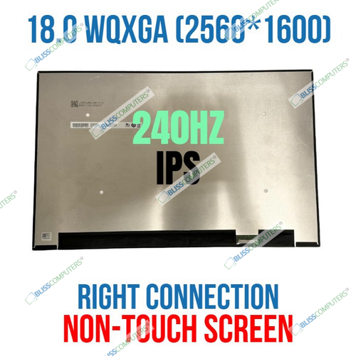 NE180QDM-NZ2 V8.0 18.0" 2560x1600 IPS 240Hz 40 Pin EDP Laptop LCD Screen