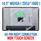 NE140QDM-N41 WQXGA 2560x1600 90Hz 14" Display Non Touch