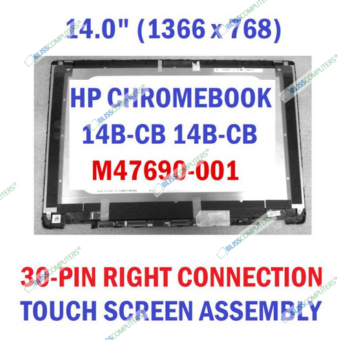 HP Chromebook 14B-CB LCD Touch Screen Display 14" FHD 250 Nits M47690-001