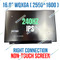 16.0" LCD SCREEN NE160QDM-NZ4 EDP 40 PIN 2560x1600 100%SRGB IPS WQHD Non Touch