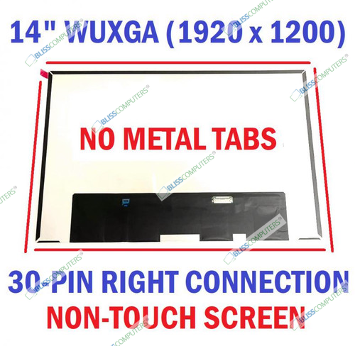 100% sRGB FHD Screen LCD Display Panel Model B140UAN02.1 1920x1200 30 Pin