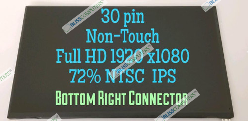 New 14" Led Fhd Ips Display Screen Panel Matte Ag Dell Dp/n D04yd Cn-0d04yd
