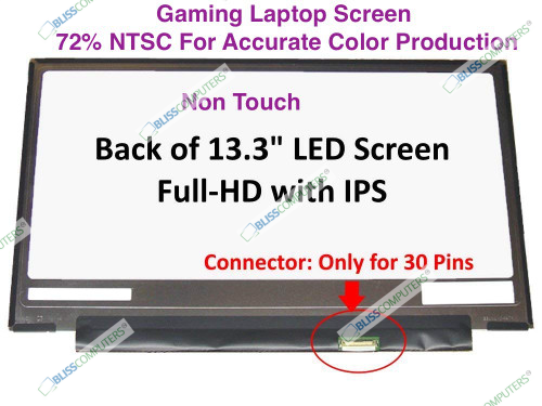 NE133FHM-N67 LQ133M1JW48 13.3" FHD 1920x1080 LCD Screen Panel Replacement